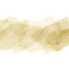 Golden Watercolor Smudge