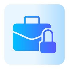 lock gradient icon