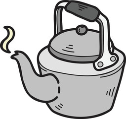 Hand Drawn kettle illustration
