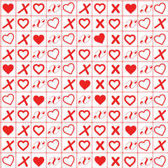 Love Heart patterns and illustrations 