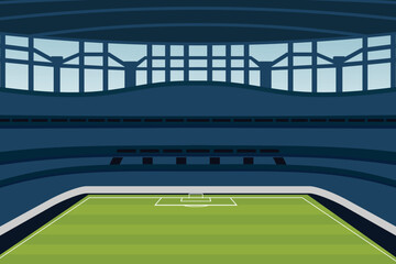 Fototapeta na wymiar Soccer stadiums buildings. stadium line drawing illustration vector. Football stadium sketch vector