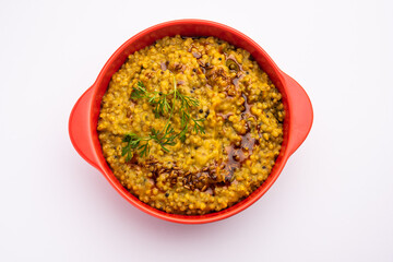 Millet Khichdi or bajra khichadi is a one pot healthy and protein rich gluten-free Indian meal