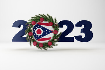 2023 Ohio With Wreath