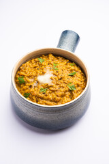 Millet Khichdi or bajra khichadi is a one pot healthy and protein rich gluten-free Indian meal