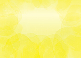 花びらに朝露をイメージした淡く美しい背景　イエロー系