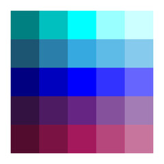 Blue purple palette. Pastel tone. Vector illustration. Stock image.