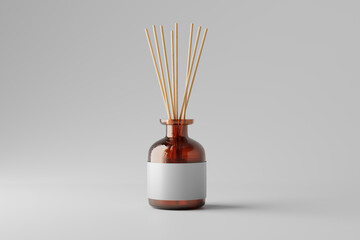 amber glass reed diffuser