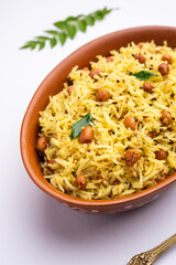 Peanut rice is one of the popular South Indian variety rice recipe