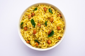 Peanut rice is one of the popular South Indian variety rice recipe