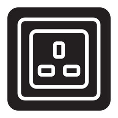 socket glyph icon