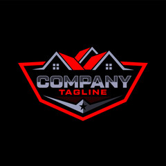 Cool real estate logo