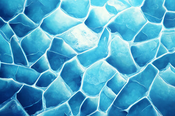 Abstract ice texture illustration. Frozen water texture illustration. Ice texture illustration for game design. Game design asset