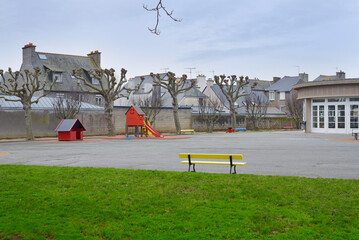 Cour d'école à Saint-Malo