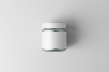 frosted glass cosmetic bottle