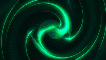abstract green glowing background