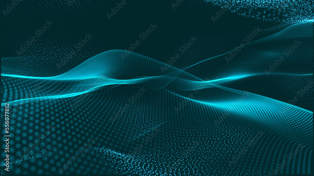 Poster background big data visualization futuristic technology. connecting background. abstract background 