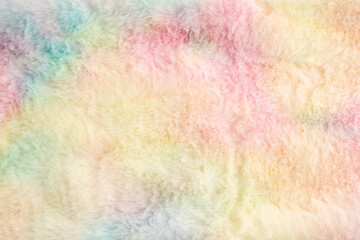 Colorful fur background