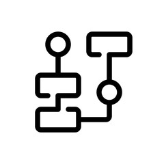 wireframe line icon