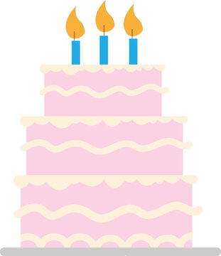 Cake Vector Illustration Birthday Cake   image or clip art.