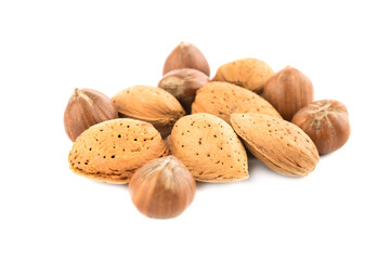 Almonds and hazelnuts