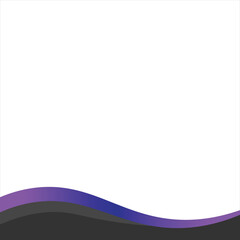 Black and Purple Business Footer 
