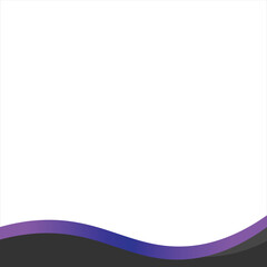 Black and Purple Business Footer 