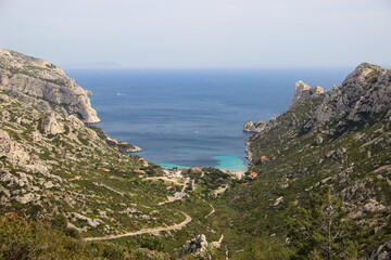 Fototapeta na wymiar Calanque de Marseille - Sud de la France