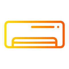 air conditioner gradient icon