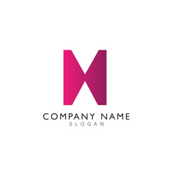 Letter H logo icon design template elements