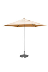 Canvas parasol umbrella with stand © nuwatphoto