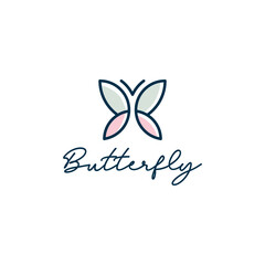 Fototapeta na wymiar Butterfly Logo