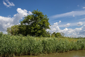 Country surrounding Bata Canal , Czechia / Slovakia