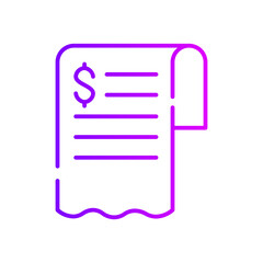 bill gradient icon