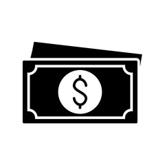 cash money glyph icon