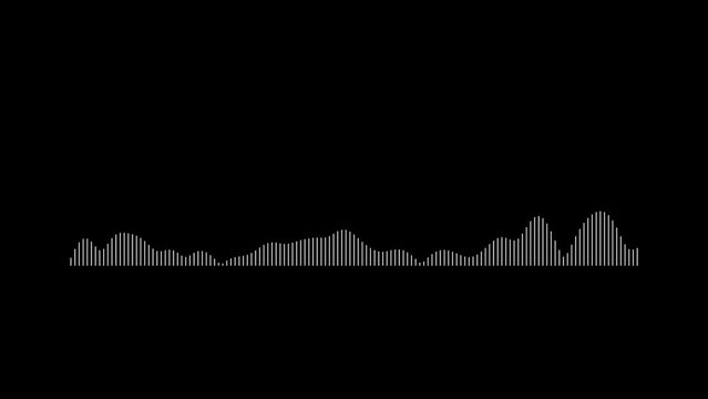 Animated sound wave spectrum