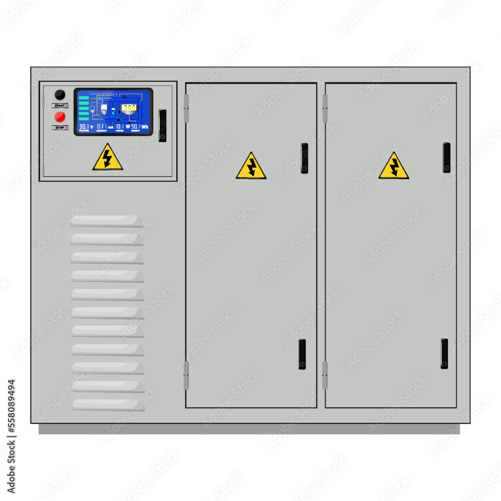 Aufkleber control panel. production control panel and control of computer devices. touchpad. vector graphics