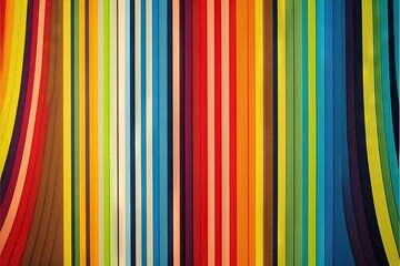 Obraz premium a rainbow colored background with vertical lines of different colors and sizes of the lines are diagonally arranged in a horizontal pattern, with a diagonal edge at the center of the center of the.
