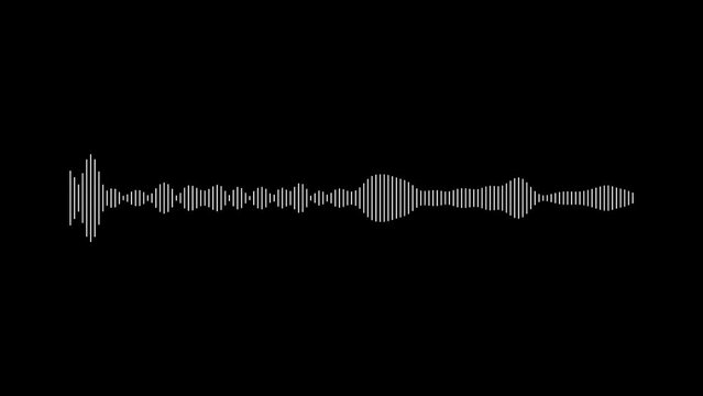 Animated sound wave spectrum