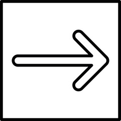 Obraz premium Right Arrow Icon
