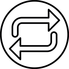 Fototapeta premium Repeat Icon