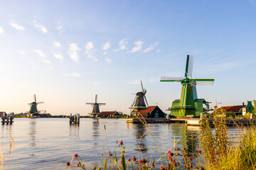 Goldene Stunde an der Zaanse Schans