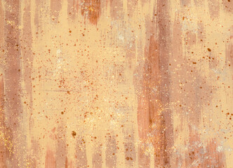 Art Abstract oil and acrylic painting in blotches and strokes. Brown, beige color with glitter. Painting for a gallery or museum