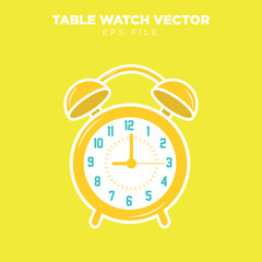 vector clock, table clock,vector art, watch, time,illustration, drawing