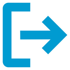 next right blue arrow icon