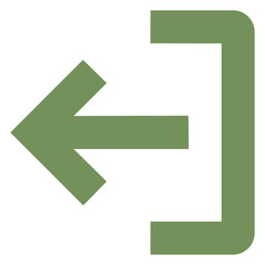 back green arrow icon