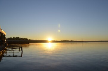 Sunrise on the river