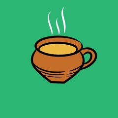 Traditional cup of tea in india