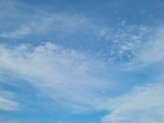 blue sky with clouds