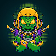 Alien space soldier
