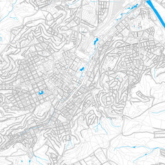 Fototapeta na wymiar Stuttgart, Germany high resolution vector map